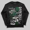 Jordan 13 GS “Pine Green” DopeSkill Long Sleeve T-Shirt Side Hustle Graphic Streetwear - Black