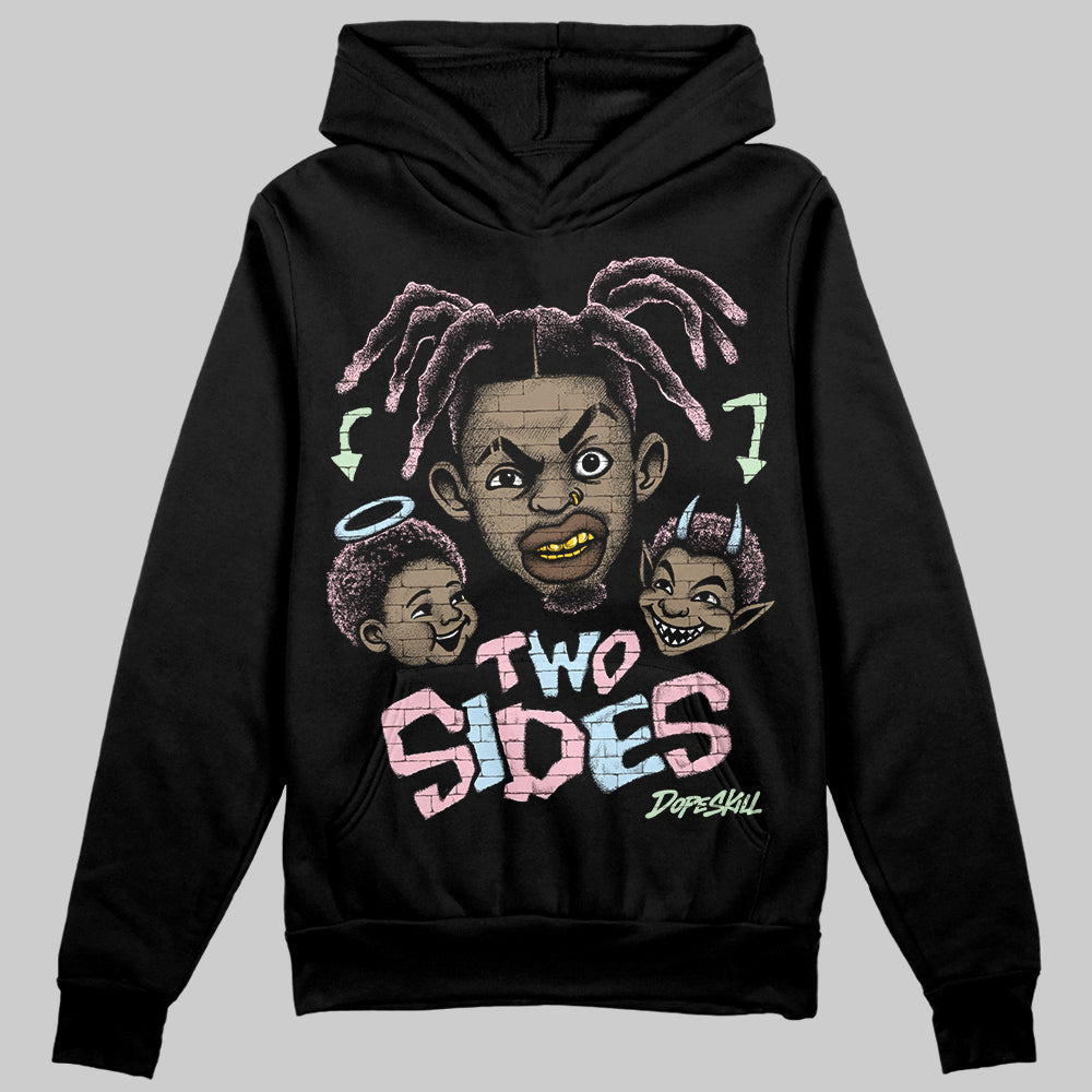 Jordan 4 Retro Valentine's Day (2026) (GS) DopeSkill Hoodie Sweatshirt Two Sides Graphic Streetwear - Black