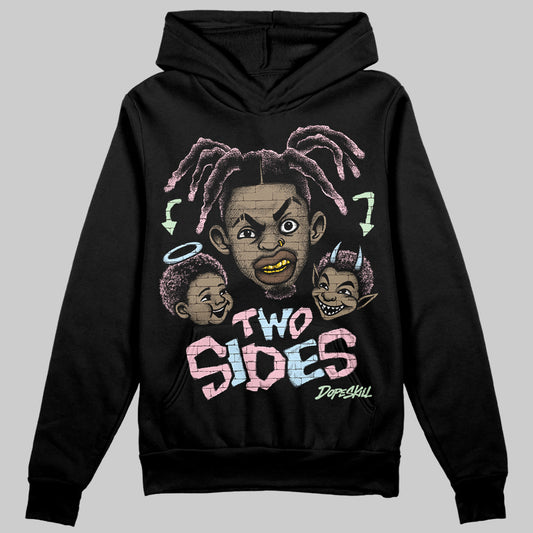 Jordan 4 Retro Valentine's Day (2026) (GS) DopeSkill Hoodie Sweatshirt Two Sides Graphic Streetwear - Black