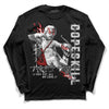 Jordan 14 "Black/White" DopeSkill Long Sleeve T-Shirt You Got All My Love Graphic Streetwear - Black