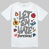 Grey Sneakers DopeSkill T-Shirt Let 'em Hate Graphic Streetwear - White 