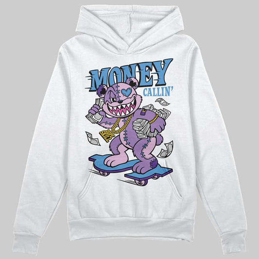 PURPLE Sneakers DopeSkill Hoodie Sweatshirt Money Callin' Graphic Streetwear - White 