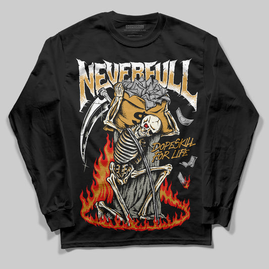 Jordan 11 "Gratitude" DopeSkill Long Sleeve T-Shirt NeverFull Graphic Streetwear - Black