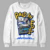 Royal Blue Sneakers DopeSkill Sweatshirt Paid In Full Graphic Streetwear - White