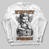 Orange Sneakers DopeSkill Long Sleeve T-Shirt Trust Nobody Graphic Streetwear - White