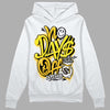 Jordan 4 Retro “Vivid Sulfur” DopeSkill Hoodie Sweatshirt No Days Off Graphic Streetwear - White 