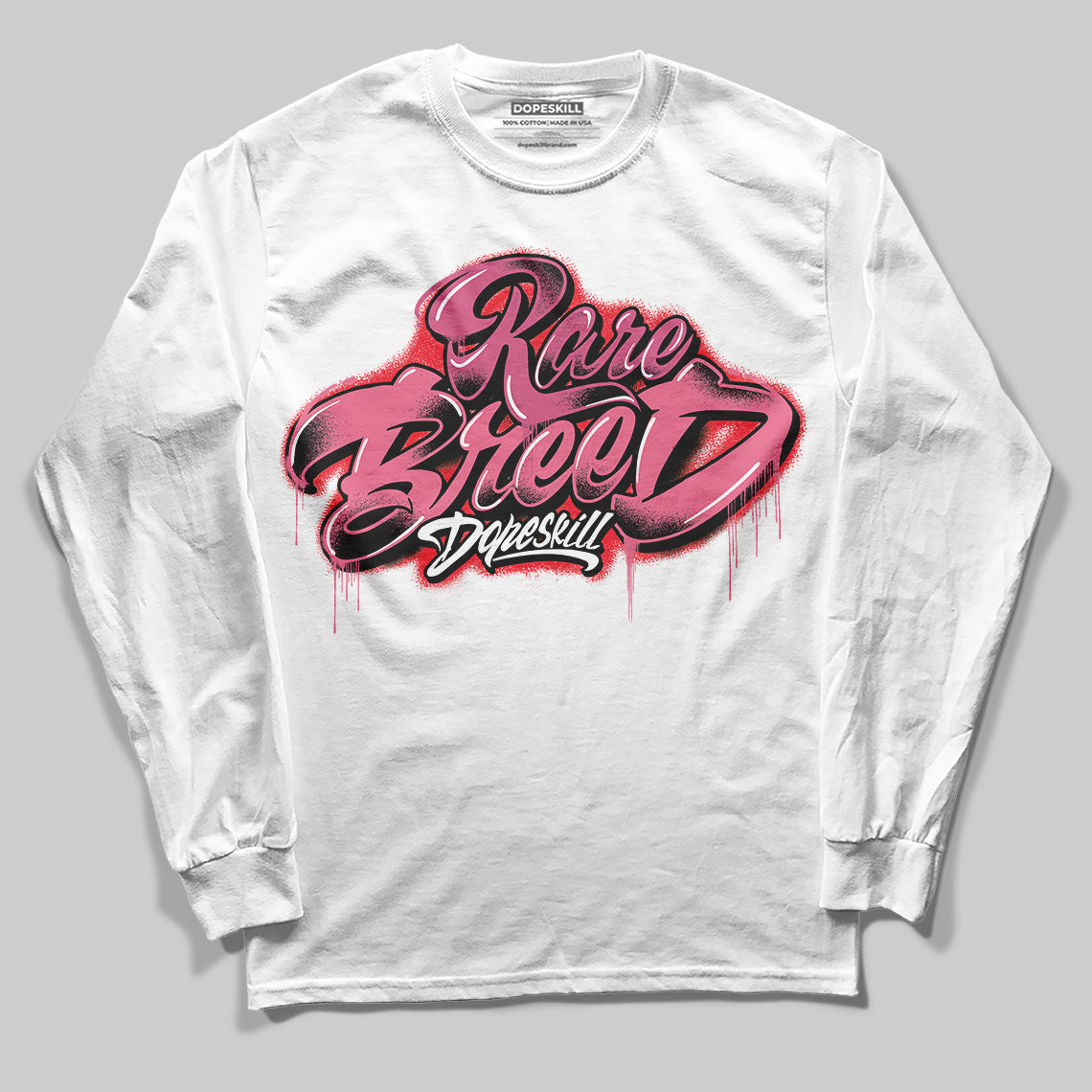 Diesel Pink S - Serendipity Pro-X1 Trainers DopeSkill Long Sleeve T-Shirt Rare Breed Type Graphic Streetwear - White 