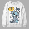 Jordan 13 “Blue Grey” DopeSkill Sweatshirt Love Sick Graphic Streetwear - White