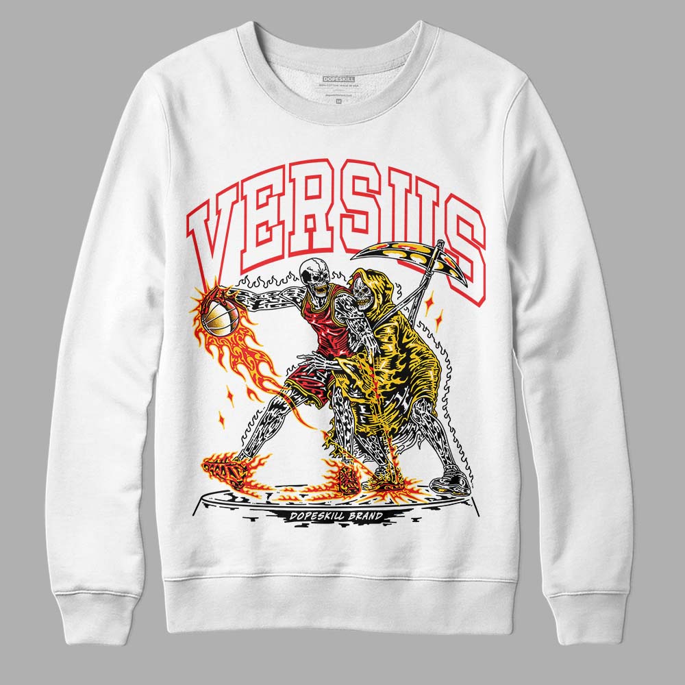 Yellow Sneakers DopeSkill Sweatshirt VERSUS Graphic Streetwear - White