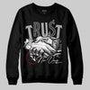 Jordan 14 "Black/White" DopeSkill Sweatshirt Trust No One Graphic Streetwear - Black