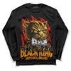 Jordan 12 Retro Black Taxi DopeSkill Long Sleeve T-Shirt Black King Graphic Streetwear - Black