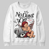 Nigel Sylvester x Jordan 1 Low OG “Nitro” DopeSkill Sweatshirt New No Days Off Graphic Streetwear - White