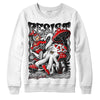 Jordan 1 Low OG “Shadow” DopeSkill Sweatshirt Resist Graphic Streetwear - White