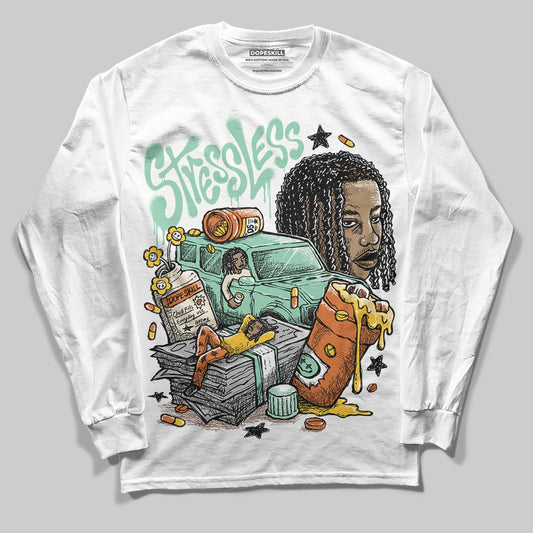 SB Dunk Low Rodeo Tourmaline DopeSkill Long Sleeve T-Shirt Stressless Graphic Streetwear - White