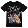 Jordan 4 Retro Frozen Moments DopeSkill T-Shirt New No Days Off Graphic Streetwear - Black