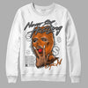 Jordan 3 Retro 'Fear Pack' DopeSkill Sweatshirt Never Stop Hustling Graphic Streetwear - White 