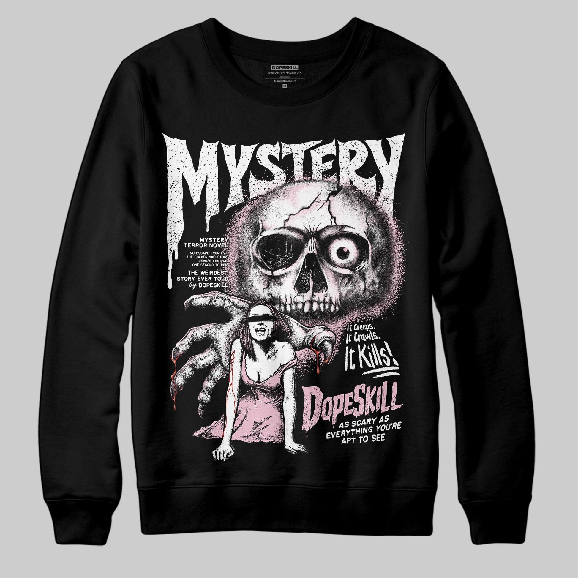 Jordan 5 OG “35th Anniversary” DopeSkill Sweatshirt Mystery Ghostly Grasp Graphic Streetwear - Black
