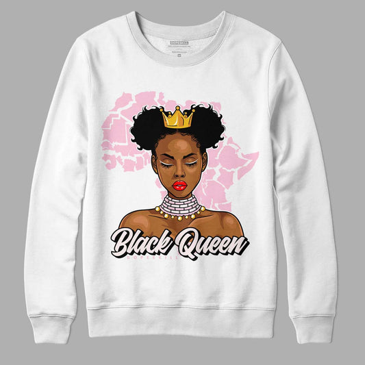 Dunk Low LX Pink Foam DopeSkill Sweatshirt Black Queen Graphic Streetwear - White