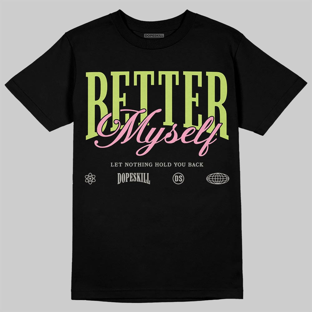 Chase B x Travis Scott x Jordan Jumpman Jack DopeSkill T-Shirt Better Myself Graphic Streetwear - Black