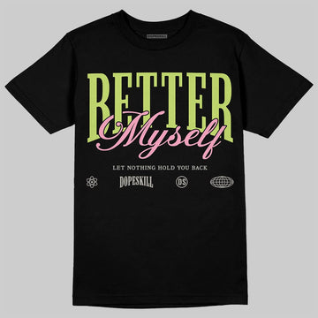 Chase B x Travis Scott x Jordan Jumpman Jack DopeSkill T-Shirt Better Myself Graphic Streetwear - Black