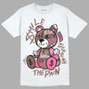 Dunk Low Smokey Mauve Playful Pink DopeSkill T-Shirt Smile Through The Pain Graphic Streetwear - White