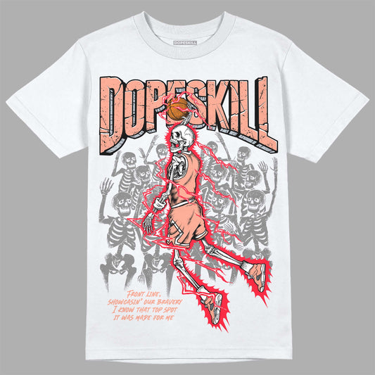 DJ Khaled x Jordan 5 Retro ‘Crimson Bliss’ DopeSkill T-Shirt Thunder Dunk Graphic Streetwear - White 