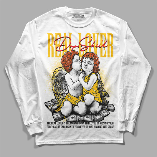 Yellow Sneakers DopeSkill Long Sleeve T-Shirt Real Lover Graphic Streetwear - White