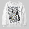 Jordan 5 Retro Wolf Grey (2026) DopeSkill Sweatshirt Stay It Busy Graphic Streetwear - White
