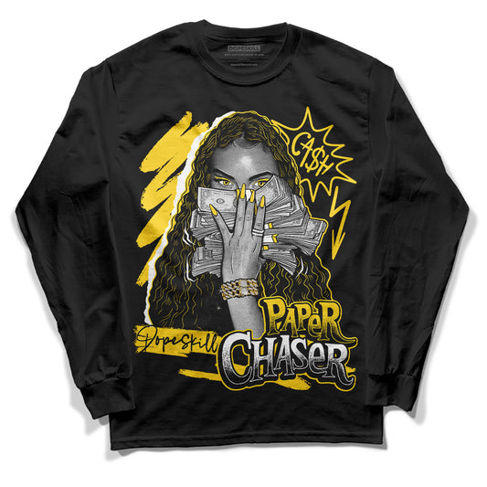 Jordan 4 Tour Yellow Thunder DopeSkill Long Sleeve T-Shirt NPC Graphic Streetwear - Black