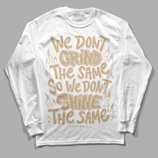 TAN Sneakers DopeSkill Long Sleeve T-Shirt Grind Shine Graphic Streetwear - White