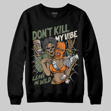 Jordan 4 Retro OG SP Undefeated (2025) DopeSkill Sweatshirt Don't Kill My Vibe Graphic Streetwear - black