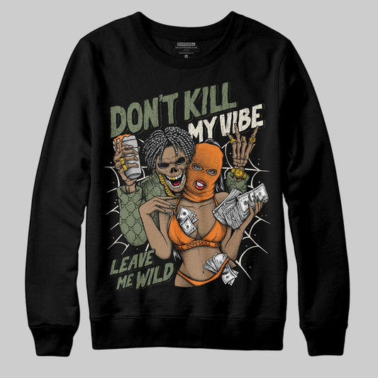 Jordan 4 Retro OG SP Undefeated (2025) DopeSkill Sweatshirt Don't Kill My Vibe Graphic Streetwear - black