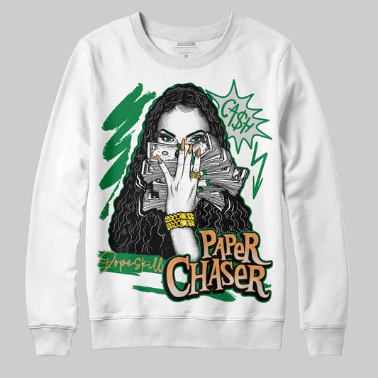 Nike SB x Jordan 4 “Pine Green” DopeSkill Sweatshirt NPC Graphic Streetwear - White 