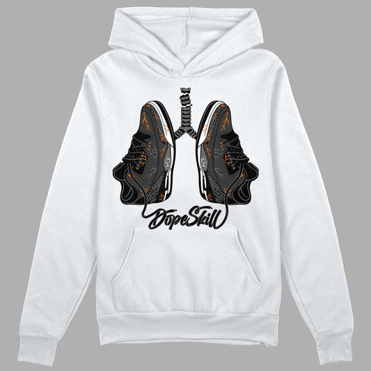 Jordan 3 Retro 'Fear Pack' DopeSkill Hoodie Sweatshirt Breathe Graphic Streetwear - White