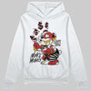 Jordan 4 “Flight Club” DopeSkill Hoodie Sweatshirt Make Money Graphic Streetwear - White