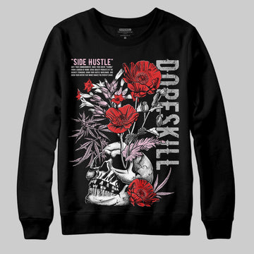 Awake NY x Air Jordan 5 Arctic Pink DopeSkill Sweatshirt Side Hustle Graphic Streetwear - Black