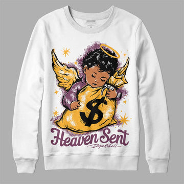 Jordan 1 Retro High OG Brotherhood DopeSkill Sweatshirt Heaven Sent Graphic Streetwear - White