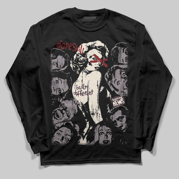 A Ma Maniére x Air Jordan 6 Retro “Smoky Mauve”⁠ DopeSkill Long Sleeve T-Shirt Built Different Graphic Streetwear - Black