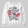 Jordan 11 Low CNY “Year of the Snake” DopeSkill Sweatshirt No Money No Love Typo Graphic Streetwear - White