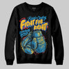 Royal Blue Sneakers DopeSkill Sweatshirt Fight For Right Graphic Streetwear - Black
