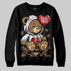 Jordan 5 “Earth/Metallic Gold” DopeSkill Sweatshirt Broken Bear Graphic Streetwear - Black