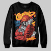 Red Sneakers DopeSkill Sweatshirt Grind Pray Graphic Streetwear - Black