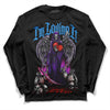 Jordan 3 Dark Iris DopeSkill Long Sleeve T-Shirt New I'm Loving It Graphic Streetwear - Black