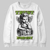 Neon Green Sneakers DopeSkill Sweatshirt Trust Nobody Graphic Streetwear - White 