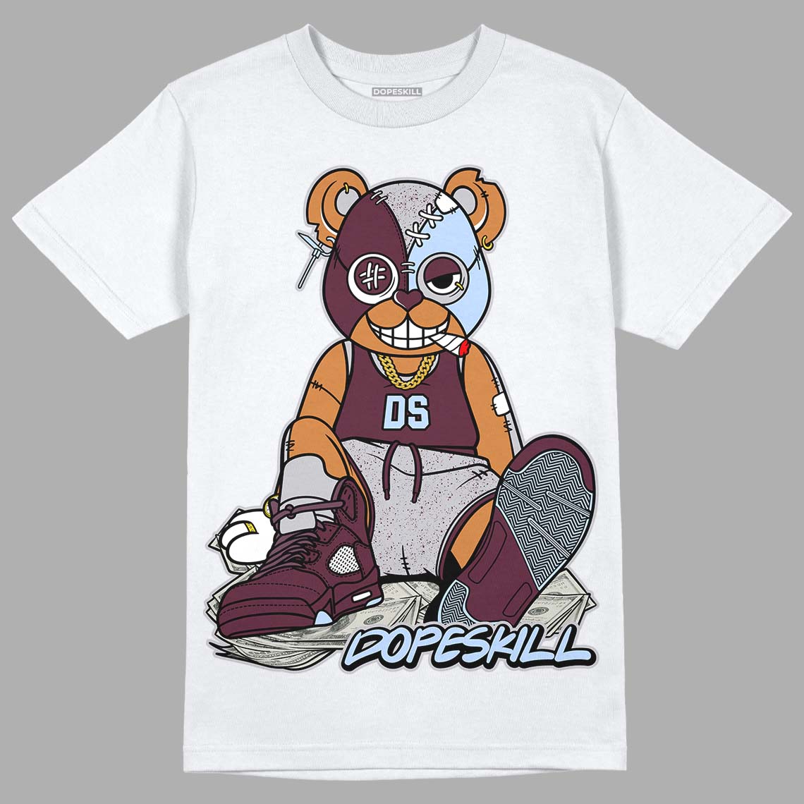 Jordan 5 Retro Burgundy (2023) DopeSkill T-Shirt Greatest Graphic Streetwear - White