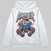 Grey Sneakers DopeSkill Hoodie Sweatshirt At The Top Graphic Streetwear - White