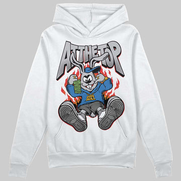 Grey Sneakers DopeSkill Hoodie Sweatshirt At The Top Graphic Streetwear - White