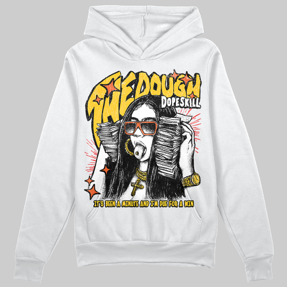 Yellow Sneakers DopeSkill Hoodie Sweatshirt The Dough Graphic Streetwear - White