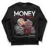 Jordan 1 Retro High '85 OG Metallic Burgundy DopeSkill Long Sleeve T-Shirt MOMM Graphic Streetwear - Black