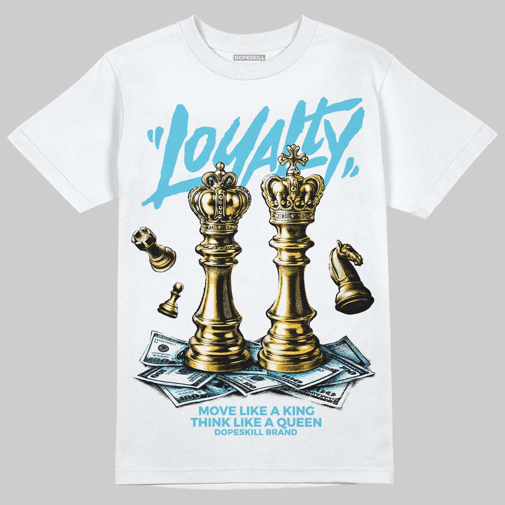 Jordan 11 Retro Gamma Blue (2025) DopeSkill T-Shirt Loyalty Graphic Streetwear - White 